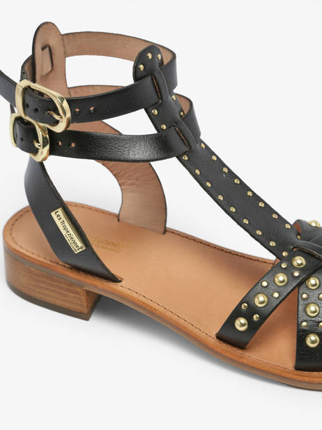 Sandalen Heposs Uit Leder Les tropeziennes Zwart women HEPOSS ander zicht 1